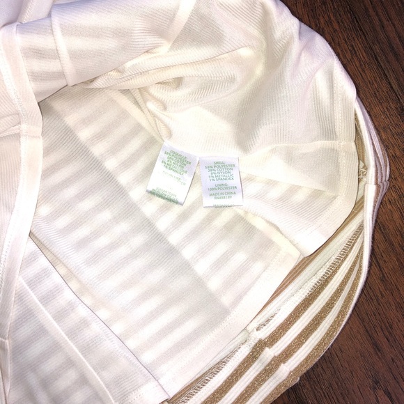 Lilly Pulitzer Brielle Gold/White Striped dress - Picture 7 of 8